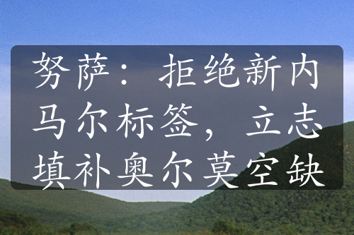 努薩：拒絕新內(nèi)馬爾標(biāo)簽，立志填補(bǔ)奧爾莫空缺
