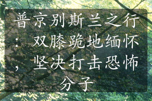 普京別斯蘭之行：雙膝跪地緬懷，堅(jiān)決打擊恐怖分子